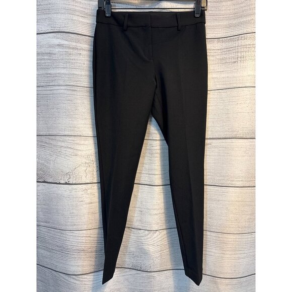 Express Black Slim Fit Dress Pants Size 4R - Picture 1 of 4